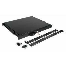 EQUIP Cajón 19" para Armarios Servidor 1U, con Cerradura, Negro