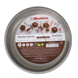 Quttin Bandeja para Horno Roja de Metal 22 x 3.5 cm (24 Unidades)