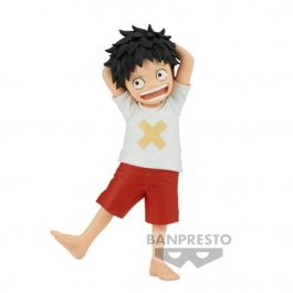 BANPRESTO Figura Monkey D Luffy Children The Grandline Series Film Red One Piece 12cm