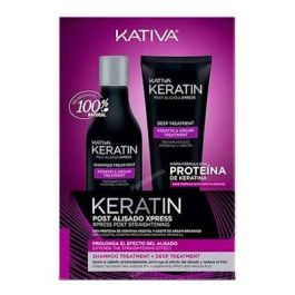 Kativa Kit Post Alisado Xpress con Keratina Vegetal y Aceite de Argán - Champú 250ml + Tratamiento 200ml Precio: 9.89000034. SKU: S4255300