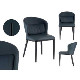Sillon Azul Respaldo Redondo Con Cojin Giftdecor 51X83CM (2 Unidades)