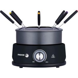 Fagor Set de Fondue FGFD8 Capacidad 1.6L para 8 Personas con Termostato Regulable 800W