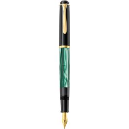 Pelikan M200 Estilográfica Verde Marmolado con Caja de Regalo
