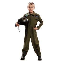 My Other Me Disfraz de Piloto Icónico Top Gun para Niños, Talla 7 a 9 Años, Color Verde, 100% Poliéster My Other Me Disfraz de Piloto Icónico Top Gun para Niños, Talla 7 a 9 Años, Color Verde, 100% Poliéster