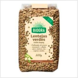 BIOGRA Lentejas Verdes 500Gr Bio. Fuente de fibra. Alimento vegano. Ecológico. Precio: 4.59000048. SKU: B12P28CLNH