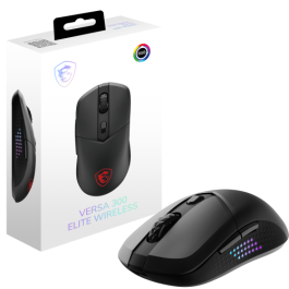 MSI Ratón VERSA 300 ELITE WIRELESS - Sensor Óptico 8000 PPP, RGB, Inalámbrico, Bluetooth, USB - Ref. S12-4301290-CLA Precio: 54.88999956. SKU: B1DK35JQ6G