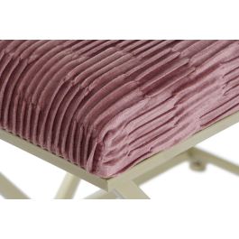 DKD Home Decor Descalzadora Set de 2 42 x 47 x 62 cm Poliester y Metal