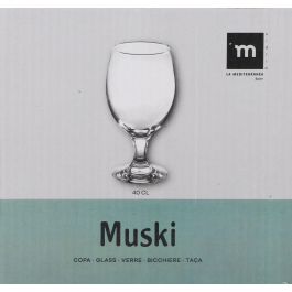 La Mediterranea Set 6 Copas Muski 400 cc (4 Cajas)