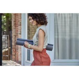 Garmin Vivomove Sport Reloj Deportivo Híbrido Conectado Manecillas Mecánicas y Pantalla Táctil con Múltiples Funciones Verde Agua Plata