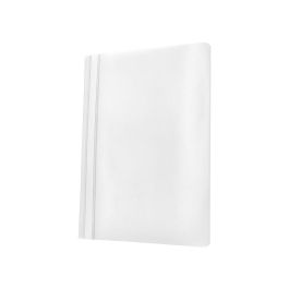 Carpeta Dossier Fastener Plastico Q-Connect Din A4 Blanco 25 unidades