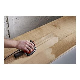 Wolfcraft Hojas de lija adhesivas de corindón perforadas 96x136mm Grano 80 Pack 10 uds