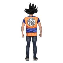 My Other Me Disfraz Camiseta Goku Talla M para Niño y Adulto - Ideal Fiestas, Carnaval y Cosplay - 95% Poliéster 5% Spandex