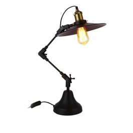 Edm Flexo Vintage Metálico, Lámpara Sobremesa, Altura Extensible 40-80 cm, Base Ø16 cm, E27, 60W Precio: 85.78999946. SKU: S7900758