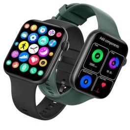 SPC 9650N Smartwatch Smartee Duo 2 Pantalla AMOLED 1,78" Llamadas Bluetooth Monitor Frecuencia Cardíaca Oxímetro +100 Deportes IP68 Correa Extra Negro