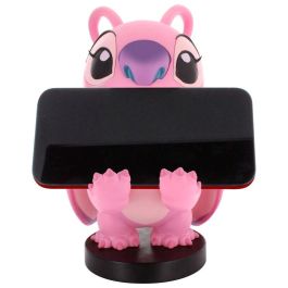 Cable Guy Soporte Figura Angel Stitch Disney 21cm, para Mandos PlayStation 5 DualSense, Xbox Series S/X y Smartphones, Compatible iPhone