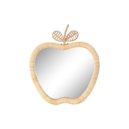 DKD Home Decor Espejo de Ratán y Cristal Natural Cottage 50 x 43 cm (2 Unidades) Precio: 95.95000041. SKU: B1BMRZGTFG