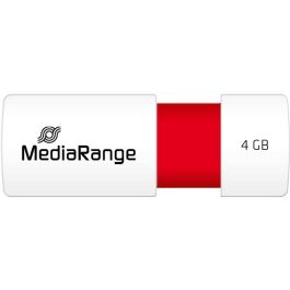 MediaRange MR970 USB Stick 4GB USB 2.0 Slider Rojo