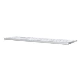 Apple Magic Keyboard - Teclado inalámbrico con Touch ID para Mac (QWERTY Español, Blanco, Conexión Bluetooth/USB-C, Batería)