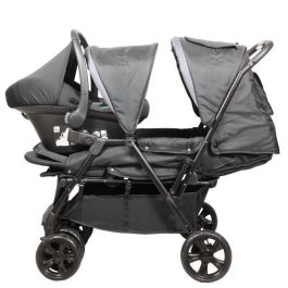 Cochecito Doble BAMBISOL - Totalmente equipado - Protector de lluvia incluido - Fácil plegado Cochecito Doble BAMBISOL - Totalmente equipado - Protector de lluvia incluido - Fácil plegado