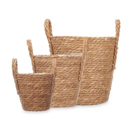 Set 3 Cestos Conicos Asa Esparto Giftdecor 26X33CM (6 Unidades) Set 3 Cestos Conicos Asa Esparto Giftdecor 26X33CM (6 Unidades)