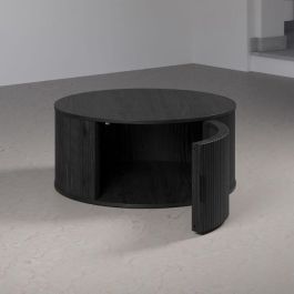 Trendteam RON234311432 Mesa de centro redonda MDF negra Essential Diámetro 80 cm Altura 36 cm Trendteam RON234311432 Mesa de centro redonda MDF negra Essential Diámetro 80 cm Altura 36 cm