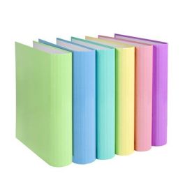 Carpeta De Anillas Carchivo Soft Carton Plastificado Brillo A4 4 An.Mixta 25Mm Surtido (6 Col.) 10 unidades Precio: 45.50000026. SKU: B1HBWH626N