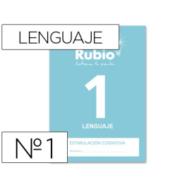 Rubio Cuaderno Estimulación Cognitiva Lenguaje Nivel 1 para Deterioro Cognitivo Precio: 11.49999968. SKU: B1JHXHGXHY