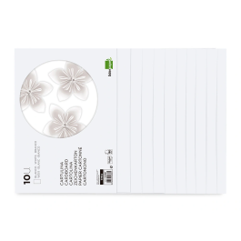 Liderpapel Bloc trabajos manuales cartulina 240x315mm 10 hojas color blanco
