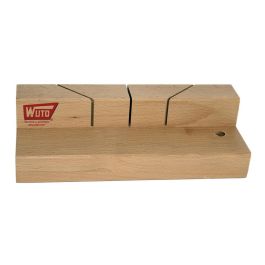 Wuto Corta ingletes simple de madera de haya 250x60mm con guías de corte a 45 y 90 grados Precio: 17.95000031. SKU: S7906788