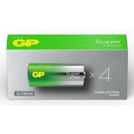 GP Super Alkaline C battery, 14A/LR14, 4-pack GP Super Alkaline C battery, 14A/LR14, 4-pack