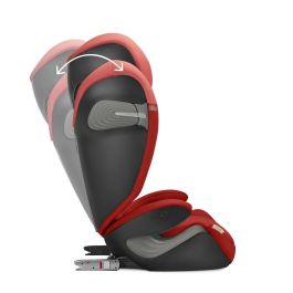 CYBEX - Silla de coche evolutiva Isofix Gr 2/3 - Solution S2 i-Fix - Rojo Hibisco