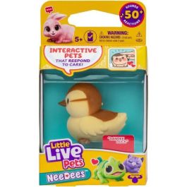 Moose Toys MOO0630996266533 Little Live Pets Lil' Needees Animal de bolsillo interactivo con sonidos y reacciones