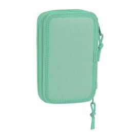 Plumier Escolar Safta Blackfit8 -'Turquesa-' Doble Cremallera 28 Piezas 125x40x195 mm