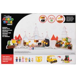 JAKKS PACIFIC Playset Castillo del Reino Champiñón + 2 figuras de la película Super Mario Bros
