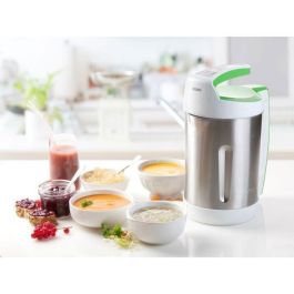 Domo DO705BL Batidora de Sopa Eléctrica para Purés y Cremas, con 6 Programas Predefinidos y 800W de Potencia, Jarra de 2 Litros Domo DO705BL Batidora de Sopa Eléctrica para Purés y Cremas, con 6 Programas Predefinidos y 800W de Potencia, Jarra de 2 Litros