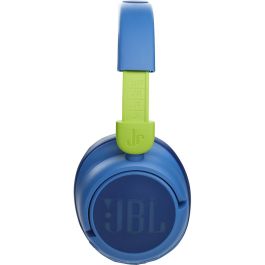 JBL JR460 NC Auriculares Over-Ear Inalámbricos con Cancelación de Ruido para Niños, Bluetooth 5.0, Azul