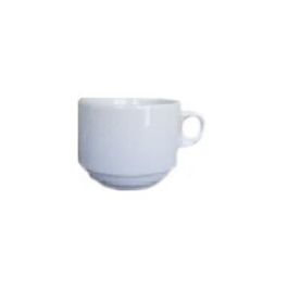 Rex Taza Apilable de Porcelana Blanca, 10 cl, Colección REX - VAJILLA, Color Moca (Set de 48) Precio: 4.3318. SKU: B144BM4KE6
