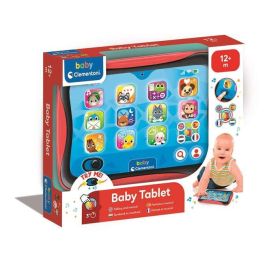 Clementoni Tablet para bebés interactiva con 12 botones táctiles, luces y sonidos, multilingüe, 21x25x5 cm, a partir de 12 meses Clementoni Tablet para bebés interactiva con 12 botones táctiles, luces y sonidos, multilingüe, 21x25x5 cm, a partir de 12 meses