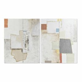 Cuadro Urban DKD Home Decor Beige Blanco 3.7 x 100 x 80 cm (2 Unidades) Precio: 77.92884. SKU: B157EFJNFM