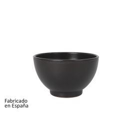 Bowl Desayuno Negro Mate con Pie 15x9 cm - Azofra por Inde (20 Unidades)