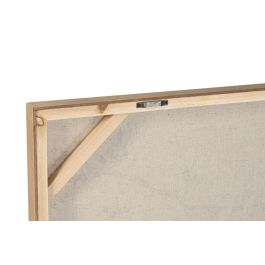 DKD Home Decor Cuadro Oriental Flores Cerezo Lino Abeto Amarillo Blanco 80 x 120 cm (2 Unidades)
