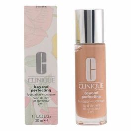 Clinique Beyond Perfecting Foundation + Concealer Base de Maquillaje y Corrector Larga Duración Hipoalergénico Tono #4-Creamwhip 30 ml