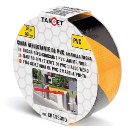 TARGET Cinta Adhesiva Reflectante Amarilla/Negra 33M x 50mm Precio: 27.59000013. SKU: B12YJTXQ9F