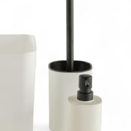 Today TOD3574641271428 Juego 5 Accesorios de Baño Blanco - Dispensador Jabón, Portacepillos, Jabonera, Escobilla, Papelera