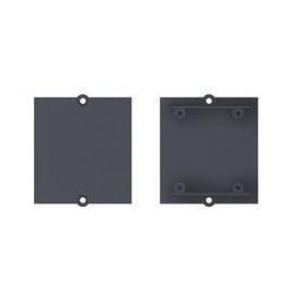 Bachmann Custom module blank cover with screw dome, Black Precio: 2.98999954. SKU: B13MM9QKLN