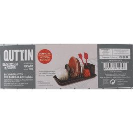 Escurreplatos con bandeja Quttin 35.5 x 18 x 10 cm (12 Unidades) Escurreplatos con bandeja Quttin 35.5 x 18 x 10 cm (12 Unidades)