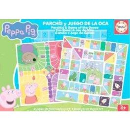 Educa Juego Parchís y Oca Peppa Pig con 4 idiomas: español, inglés, francés, portugués. Edad recomendada 3 años. Precio: 20.0013. SKU: B1JN6EFX23