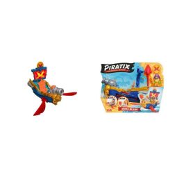 Magic Box Piratix Barco Pirata Skull Blade PPXSP116IN71 con Capitán y Tesoro, Juego en Español, +3 Años