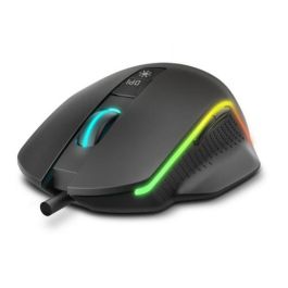 Krom Keos Ratón Gaming USB Óptico 6400 DPI Ergonómico Iluminación RGB