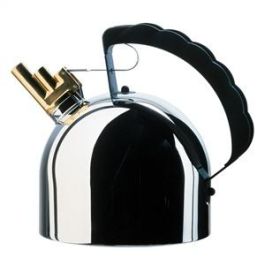 Alessi 9091 FM Hervidor de Agua Acero Inoxidable 18/10 Diseñado por Richard Sapper con Silbato Melódico Precio: 185.49999985. SKU: B195FNDWJ2